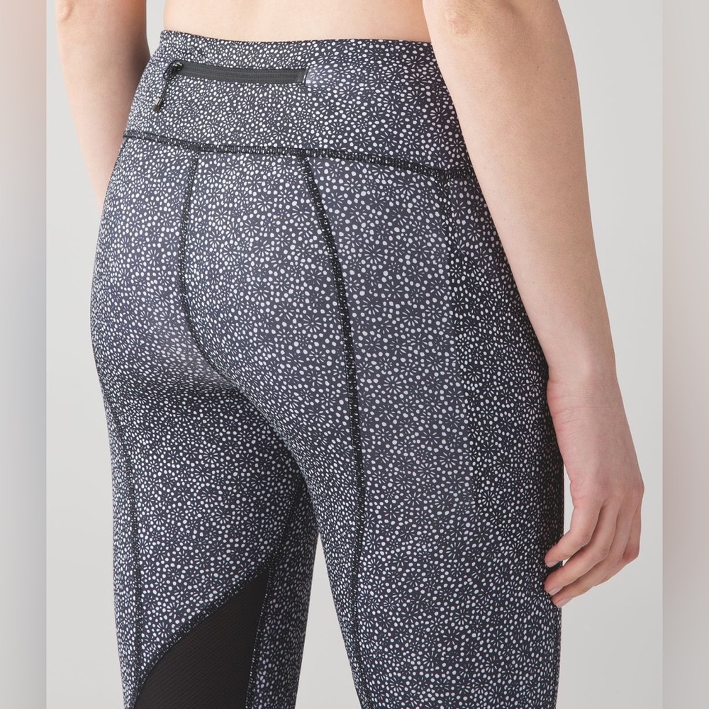 lululemon athletica Black & White Speckled High-Rise Leggings